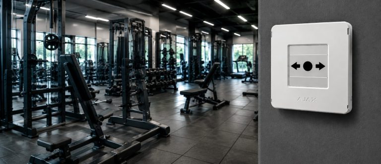 Bouton SOSO panique Salle de sport